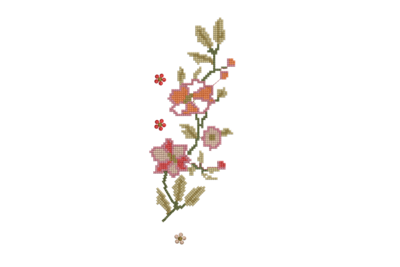 Cross Stitch Flower Embroidery Design Review