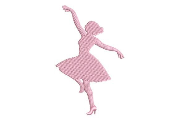 Dancing Ballerina Embroidery for Holiday Collections
