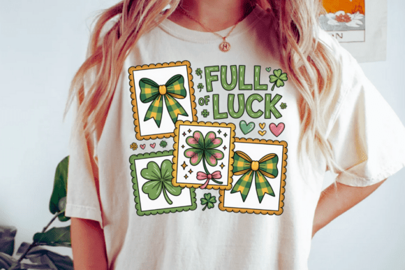 Full of Luck Vintage Faux Embroidery PNG Review