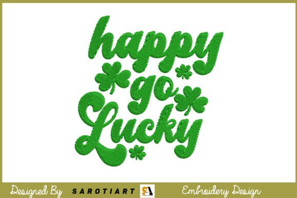 Happy Go Lucky Embroidery Design T-shirt Review