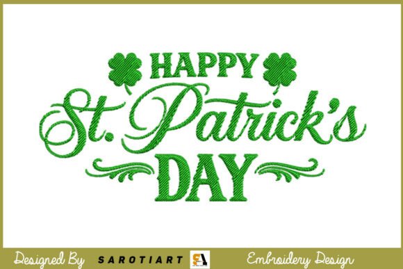 Happy St. Patrick s Day Embroidery Review