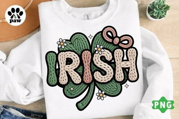 Irish Faux Embroidery PNG, Patrick Day Review