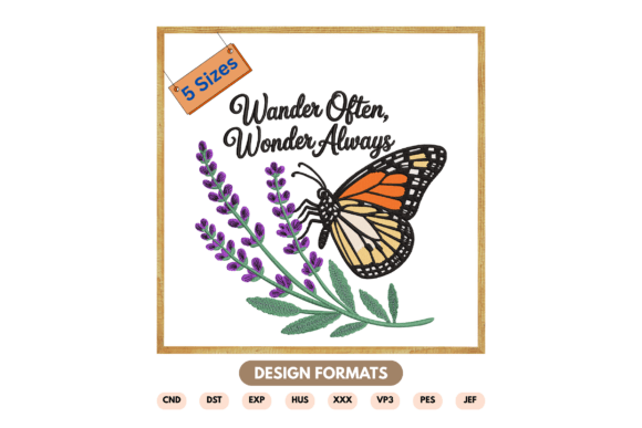 Lavender Floral Embroidery Design Review