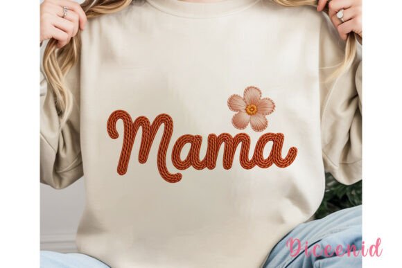 Mama Flower Embroidery PNG Clipart Review