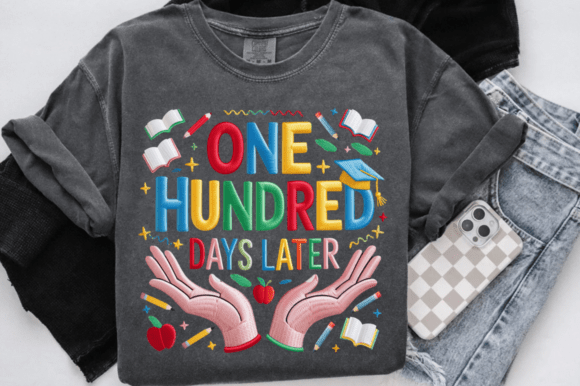 One Hundred Days Later Faux Embroidery Review