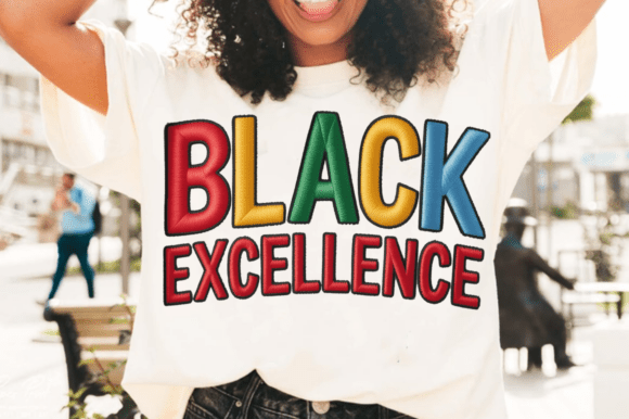 Reviewing Black Excellence Faux Embroidery PNG