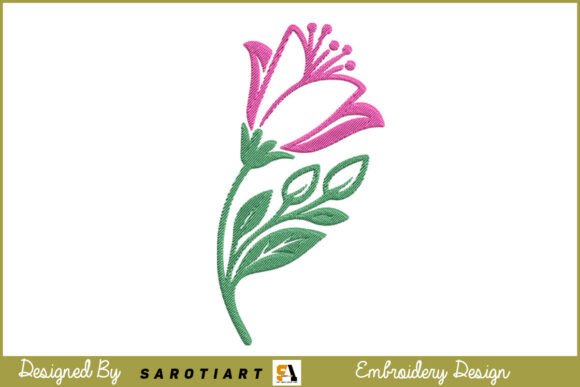 Simple Flower Design Embroidery Review
