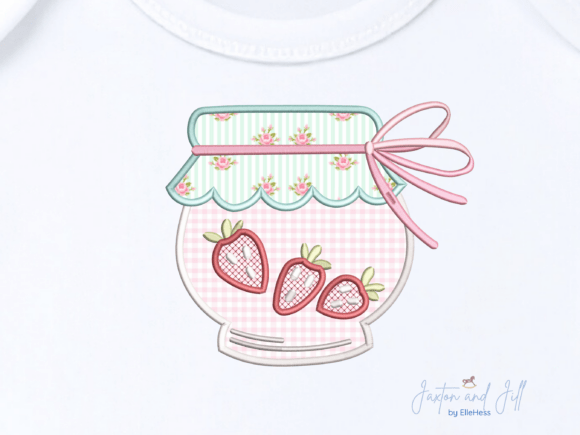 Strawberry Jam Jar Embroidery Design Review