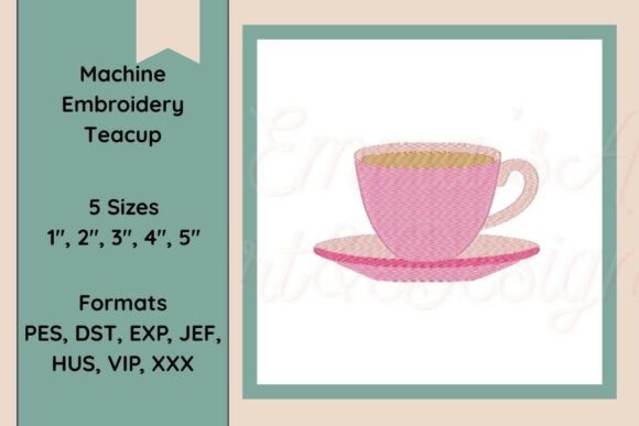 Teacup Saucer Machine Embroidery Design Review
